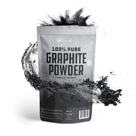 Ecoxall Pure Graphite Powder - 100% Pure Dry Lubricant - 2lb Bag ...
