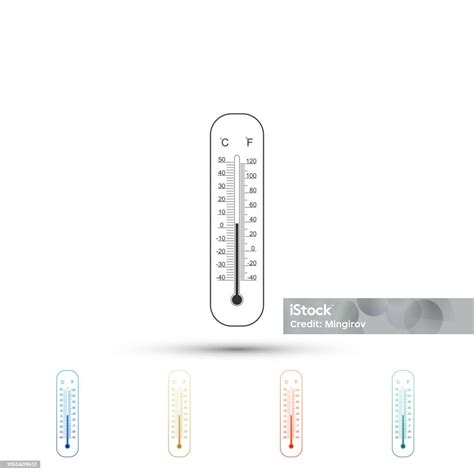 Celsius En Fahrenheit Meteorologie Thermometers Meten Van Warmte En ...