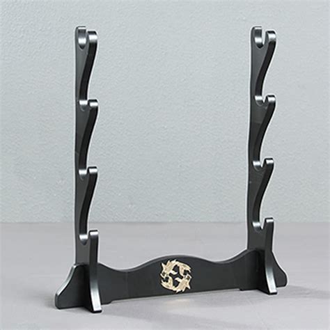 Buy IMI Stand Katana Stand Black Wood Katana Wall Holder Gladiator Wall ...