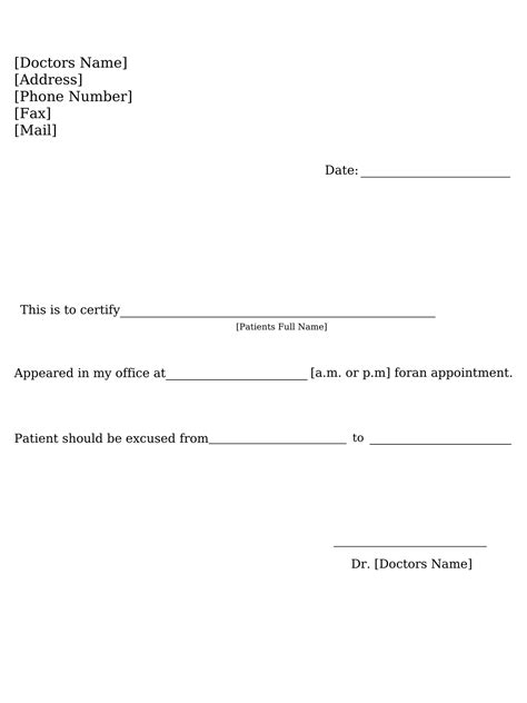 Image result for How to Get a Doctors Note