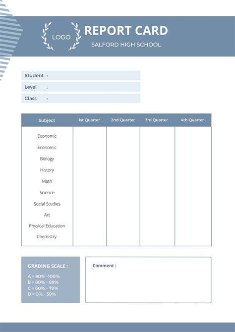 School Report Templates | 3+ Free Printable Word, Excel & PDF | Report ...