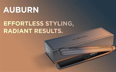 IKONIC Professional S3+ (Auburn) Hair Straightener with ION Technology ...