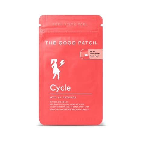 The Good Patch, Cycle, 4 CT Ingredients - CVS Pharmacy