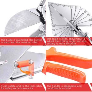 AASONS Multi Meter Shear Cutter, Degree Adjustable Angle Scissors Trim ...