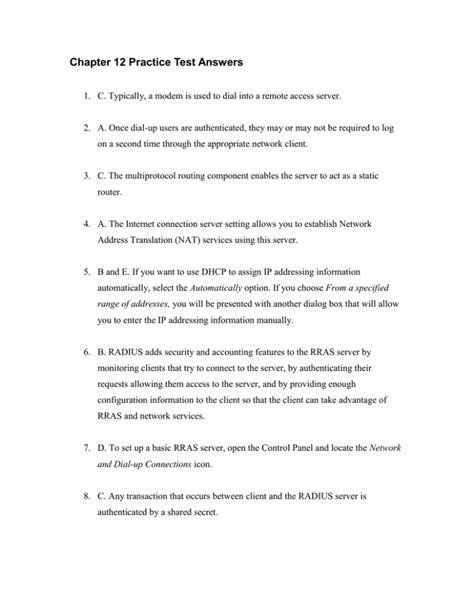 Image result for Chapter 12 Test Answers