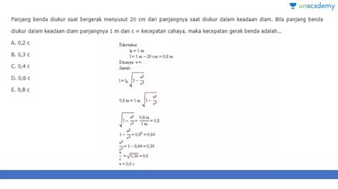 Contoh Soal Relativitas: Panduan Lengkap