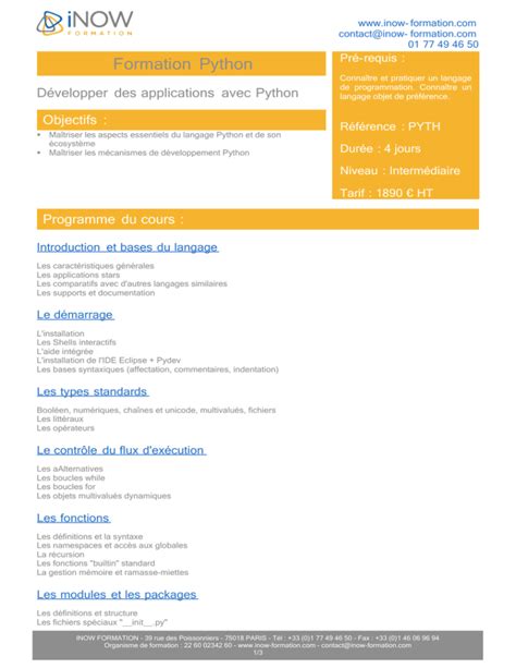 Image result for Formation En Python