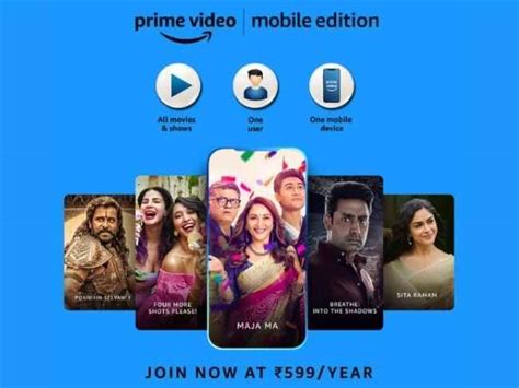Amazon releases mobile-only Prime Video subscription in India: Here is ...