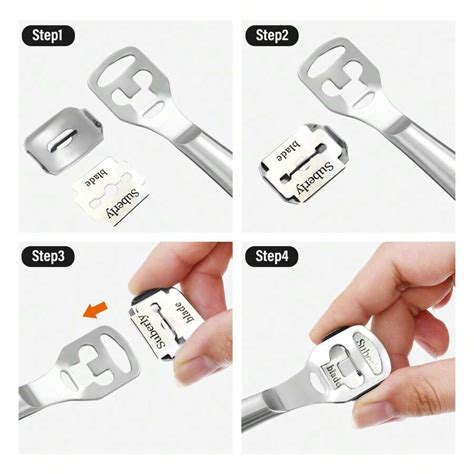 Nano Stainless Steel Foot File Pedicure Remove Dead Skin Hard Callus ...