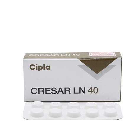 CRESAR LN 40 - Strip of 10 Tablets : Amazon.in: Health & Personal Care