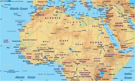 Free Image of Conceptual North Africa Map on White Paper | Freebie ...