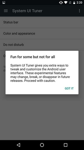 Image result for System UI Tuner