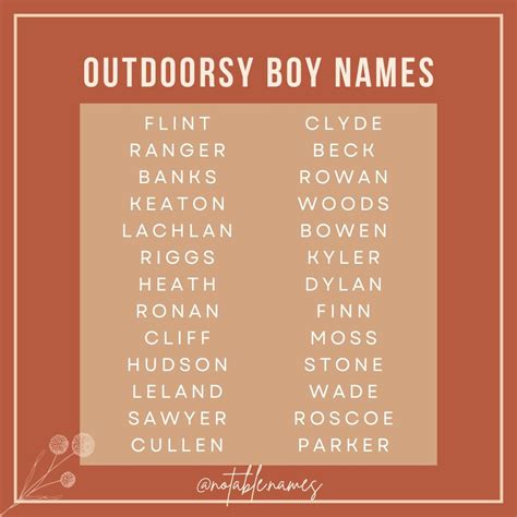 Outdoorsy Boy Names for Your Little Adventurer