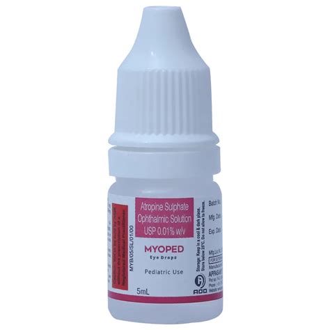 Buy Myoped 0.01% Paed Eye Drops 5 ml online | Uses, Side Effects, Price ...