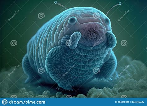 Tardigrade Or Water Bear Stock Photo | CartoonDealer.com #264352086