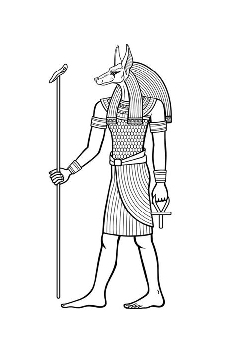 Image result for Draw Anubis Step by Step