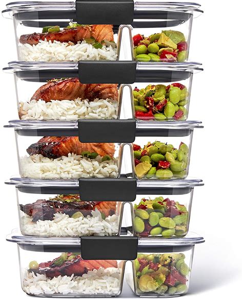 Brilliance BPA Free Food Storage Containers with Lids - Walmart.com