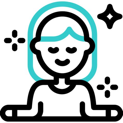 Meditation Basic Accent Outline icon | Freepik