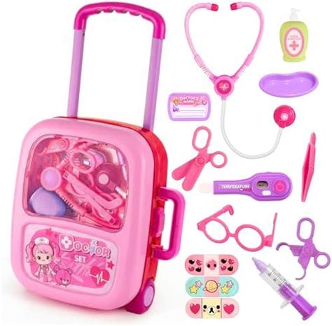 Angel Kids Premium Doctor Set Trolley, Pretend Play Doctor Set Trolley ...
