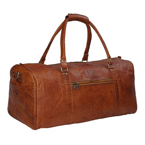 Personalized Leather Duffle Bag Genuine Leather Overnight - Etsy UK