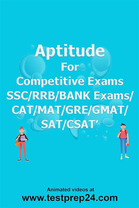 Aptitude for Competitive Exams SSC/RRB/BANK EXAMS/CAT/MAT/ GRE/ GMAT ...