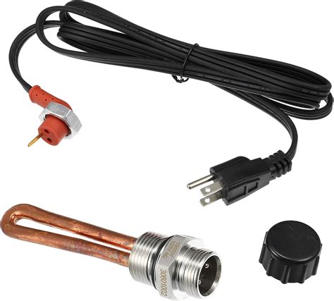 X AUTOHAUX 30601002 Engine Block Heater Assembly 120V 1000 Watts 3C3Z-6A051-AA Heating Unit with ...