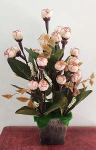BAARIG Natural Looking Artificial Flower For Indoor, Home Shop And ...