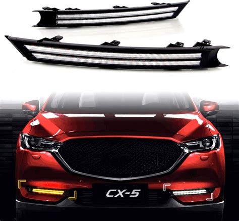 Buy KE-KE Dual Color Double Row strip LED White DRL Daytime Running ...