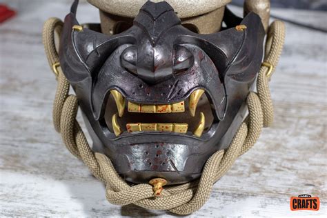 Ghost of Tsushima Mask V2.0 with blood effect Samurai Sakai | Etsy