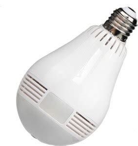 TechXp Fisheye 360 degree Panoramic Spy Bulb Wifi 1.3 Mp 960P Hd Ip ...