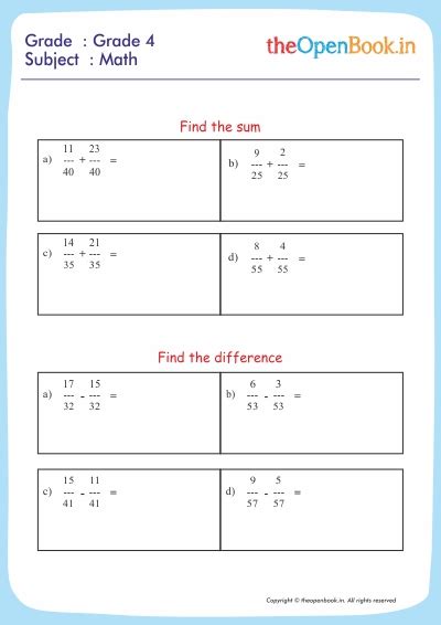 theopenbook.in | Online worksheets for kids | CBSE