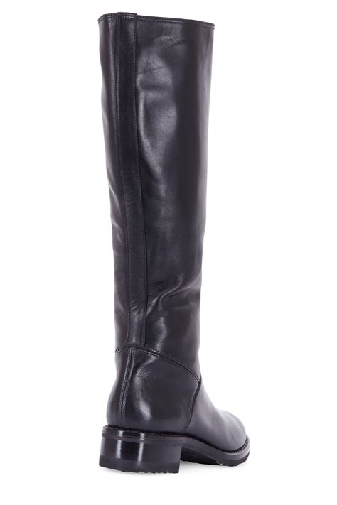 Gravati - Black Leather Riding Boot | Mitchell Stores