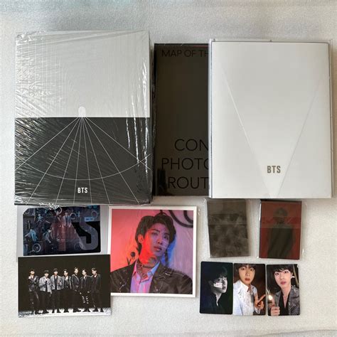 Complete w/ Jin pcs BTS Map of the Soul Concept Photobook book Special Set, Hobbies & Toys ...