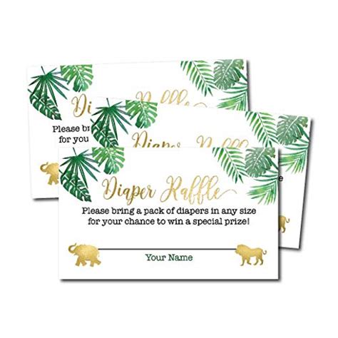 Buy 25 Baby Shower Diaper Raffle Tickets For Baby Shower Games To Play ...