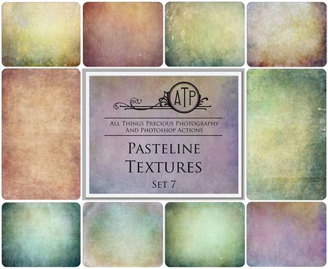10 Fine Art TEXTURES - PASTELINE Set 7 / Photography High Res ...