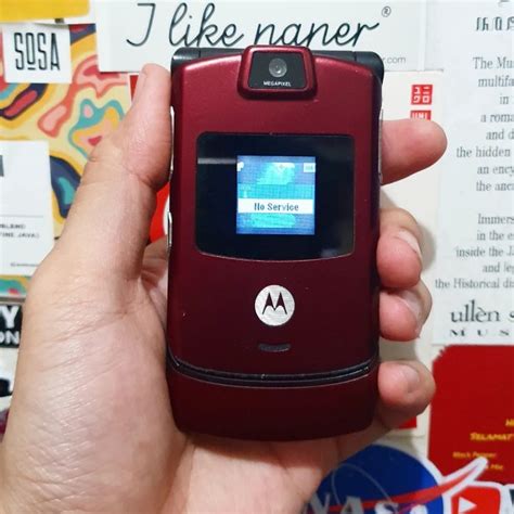 Jual Motorola Razr V3M V3 V3i Red Merah Flip Phone - Jakarta Selatan ...