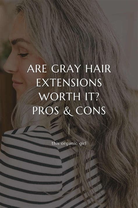Are gray hair extensions worth it pros cons – Artofit
