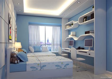小户型上下床儿童房装修效果图 孩子的色彩儿童房设计（图）_房产资讯-喀什房天下