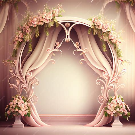 Fundo de tela de casamento | Foto Premium