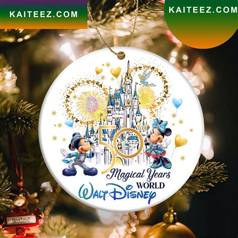 Walt Disney 50th Anniversary Christmas Ornament - Kaiteez