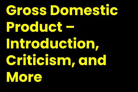 Gross Domestic Product 的图像结果