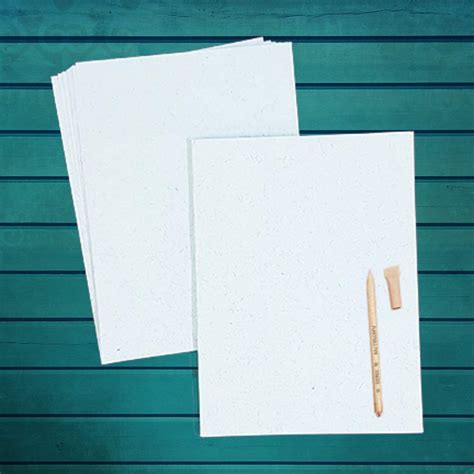Devraaj Eco Friendly Handmade Paper Light Blue Letter Heads Sheets ...