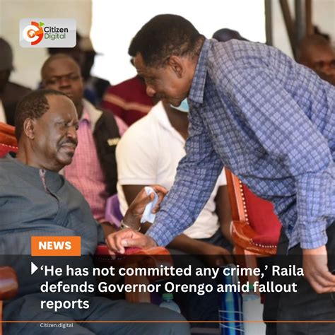 No Life Should Be Cut Short Senselessly, Orengo Says After ex-Siaya ...