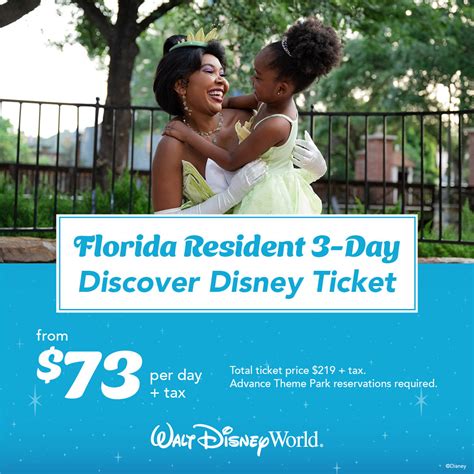 Unlock the Magic with the Florida Resident 3-Day Discovery Disney Ticket