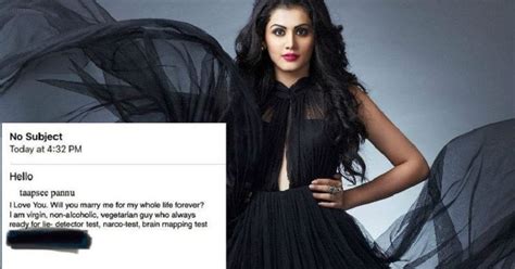 This Fan's Cringe-Worthy Proposal For Taapsee Pannu Will Remind You Of ...