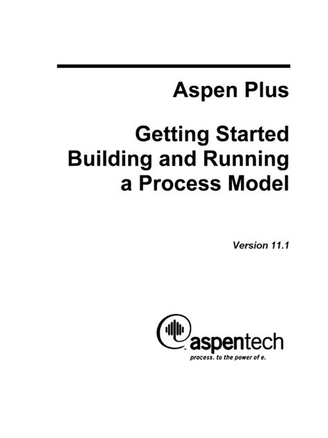 Image result for Aspen Process Explorer Manual PDF