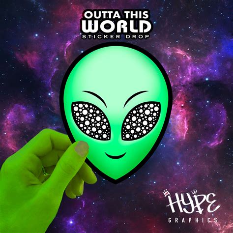 Image result for Alien Head Sticker