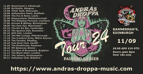 Painted Ladies Tour 24/25 - Bannermans Edinburgh, Bannermans Bar ...