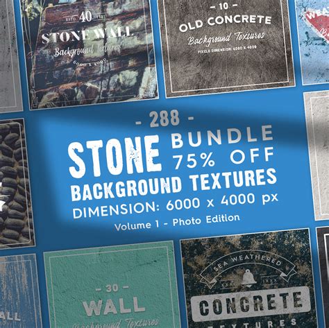 Stone Background Textures Bundle Vol.1