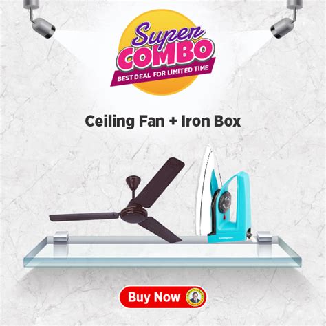 Buy Crompton 48 Sea Breeze/Sea Wind Ceiling Fan - Vasanth & Co
